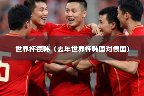 世界杯德韩（去年世界杯韩国对德国）