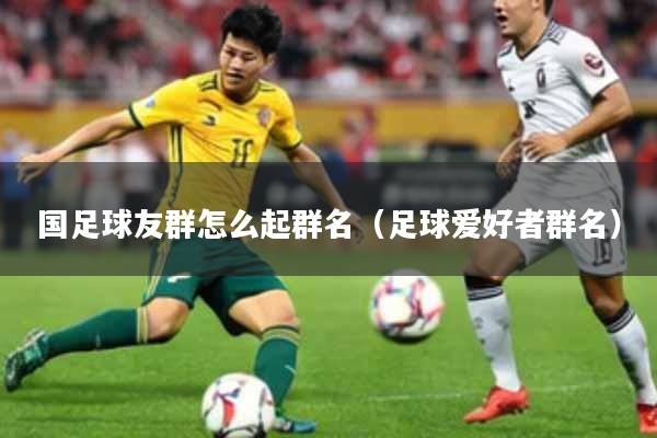 国足球友群怎么起群名(足球爱好者群名)